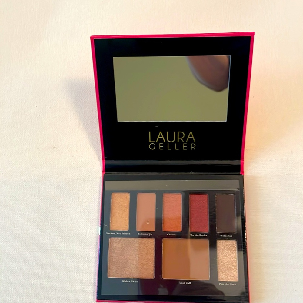 NEW Laura Geller Cocktail Hour Eyeshadow Blush Mirror Palette - unused unsampled
